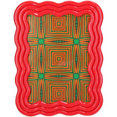 Curved Photo Frame Polyresin - Pink