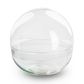 Terrarium Bottle ‘Dome’ – Two-Part Round Glass – Closed Terrarium Ø 20 Cm ↑ 20 Cm