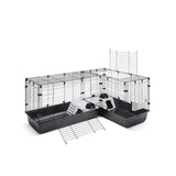 Savic Clubix Corner Knaagdierkooi Zwart