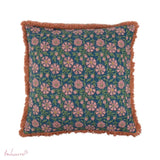 Decorative Cushion Imbarro - Floral Print - Blue