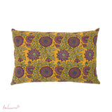 Decorative Cushion Imbarro - Floral Print - Yellow