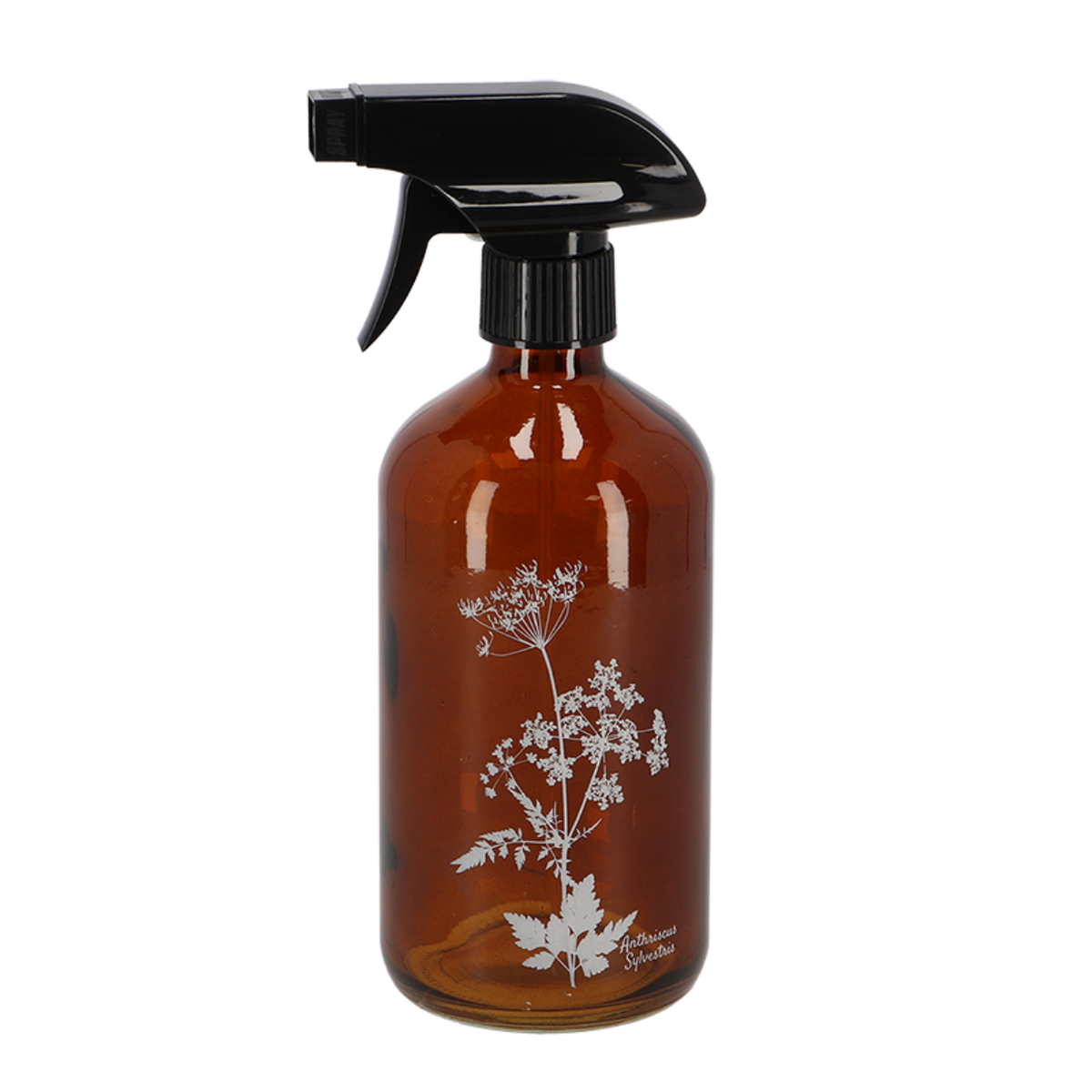 Stylish Water Sprayer 'Wild Flower' - Brown Glass - 21 Cm