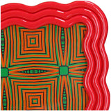 Curved Photo Frame Polyresin - Pink