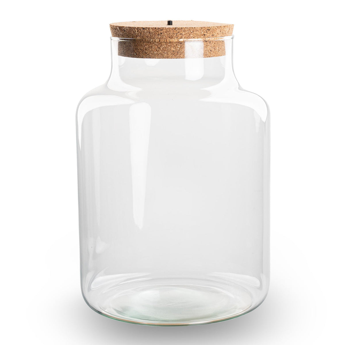 Terrarium Bottle - Little Milky With Cork -   Ø 17 Cm ↑ 25 Cm