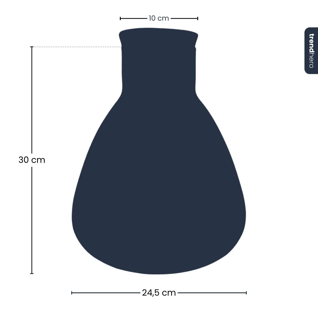 Terrarium Bottle 'Sam' - Incl. Led Cork - Closed Terrarium Ø 24.5 Cm ↑ 30 Cm