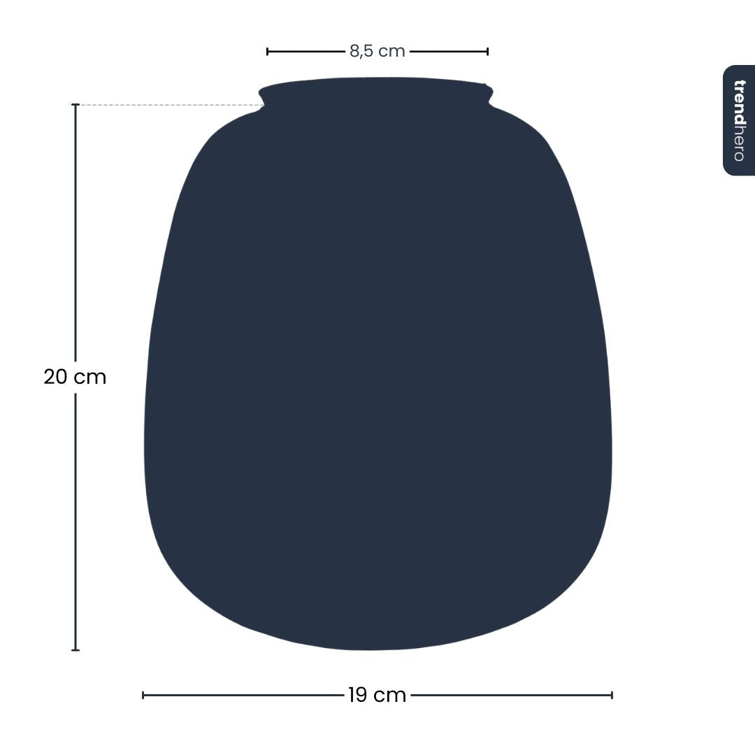 Terrarium Bottle ‘Emma Mini’ With Cork - Closed Terrarium Ø 19 Cm ↑ 20 Cm